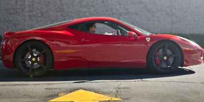 red Ferrari