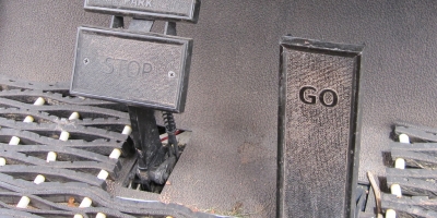 park, stop, go pedals