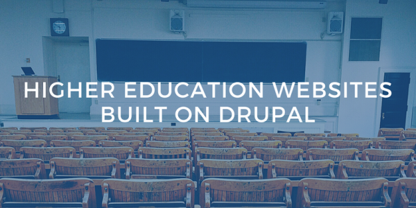 higher ed in drupal