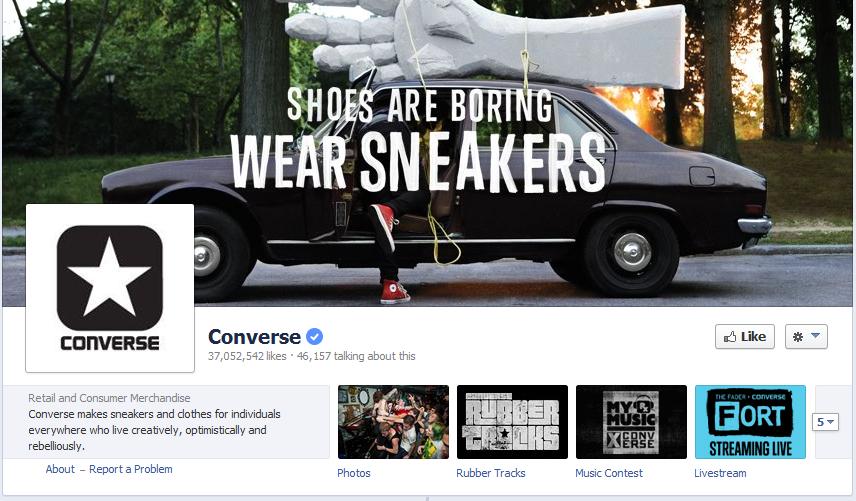 Converse Facebook Page