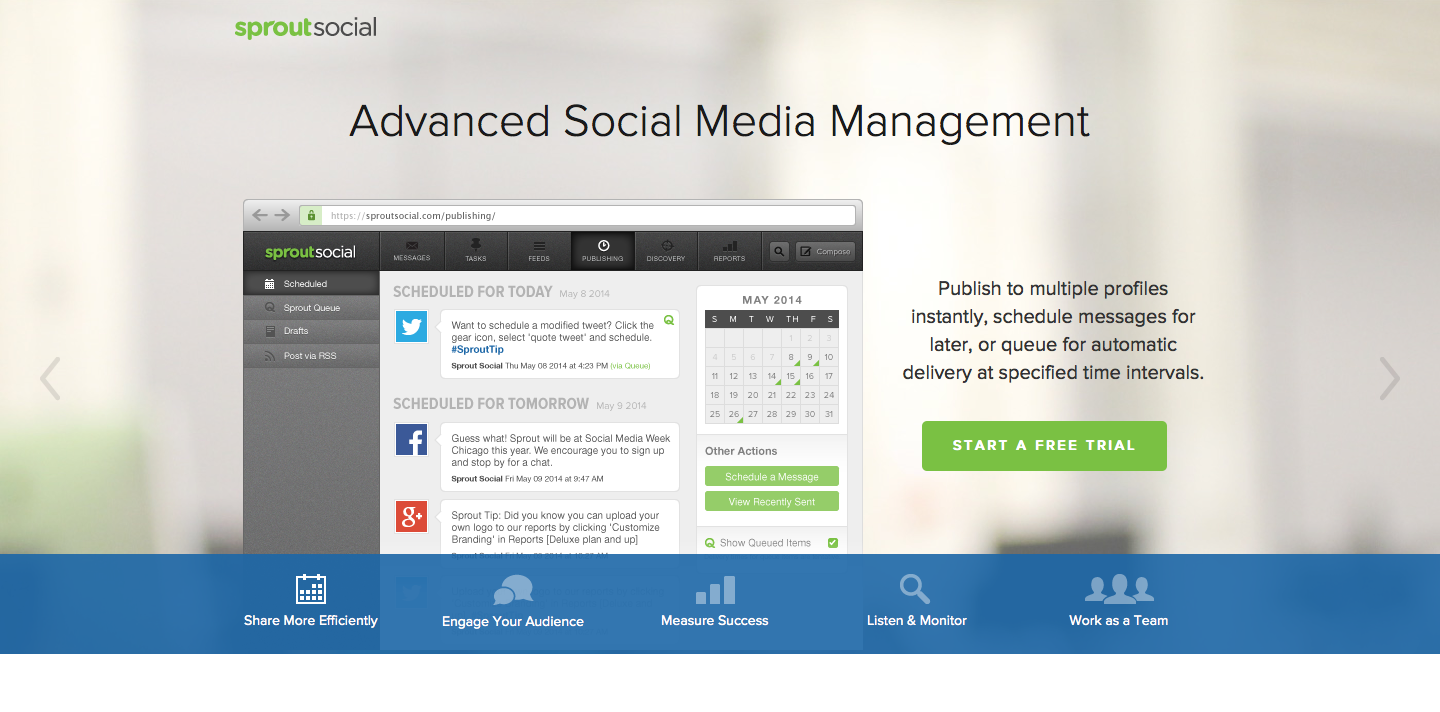 SproutSocial Screenshot