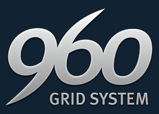 ninesixty (960) grid system logo drupal