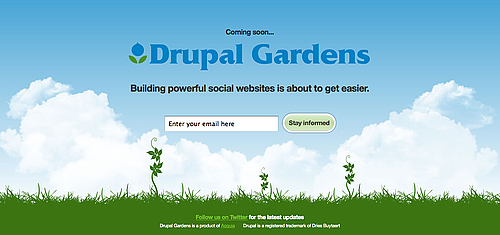 Drupal Gardens demo