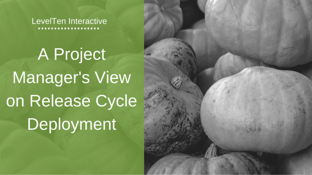 A Project Manager's View on Release Cycle Deployment pumpkins halloween