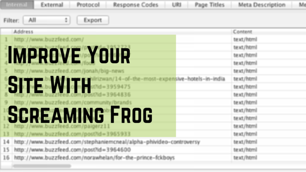 Improve Your Site With Screaming Frog for SEO Improve Your Site With Screaming Frog