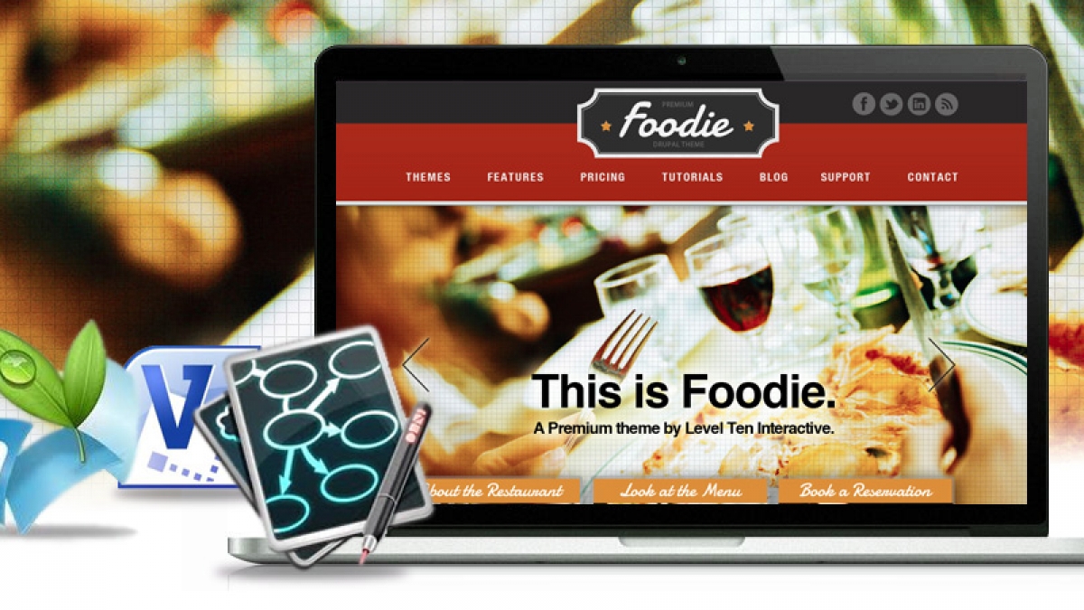10 Web Project Tools / Tips That Save Time and Money foodie blog banner