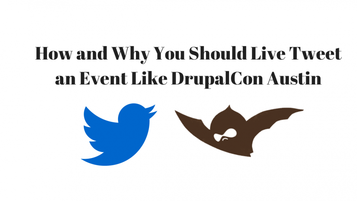 twitter and drupalcon