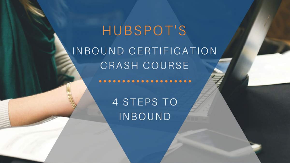 HubSpot's Inbound Certification Crash Course 4 steps to inbound