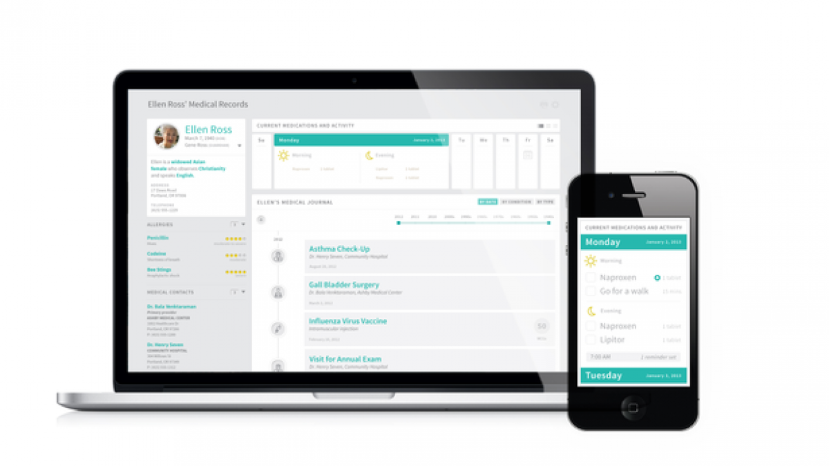 Health Design Challenge - A Closer Look at the Nightingale Design for Patient Health Records nightingale devices 0