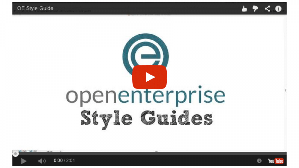 oe styleguide