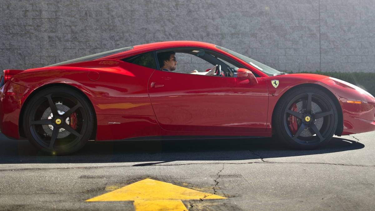 red Ferrari