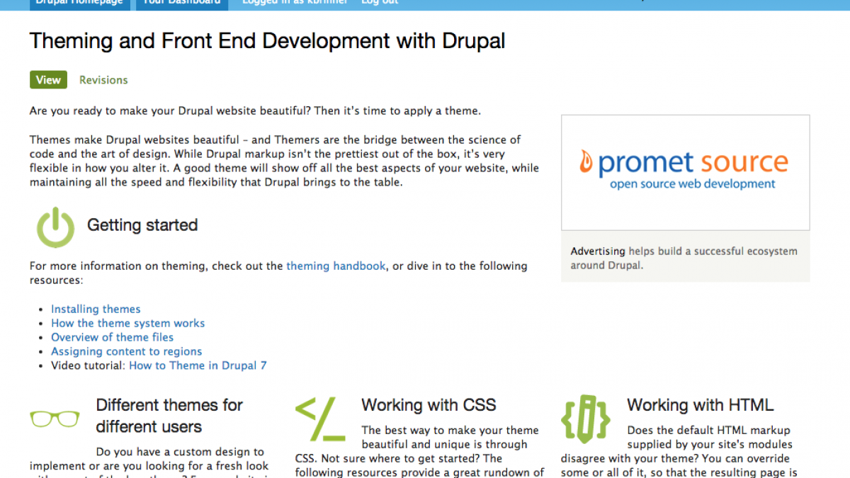 Drupal Theming - A Basic Primer on Template.php and Template Files screen shot 2015 08 27 at 9.59.29 am