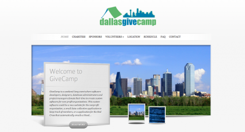 Dallas Give Camp Website