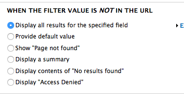 filter not in url